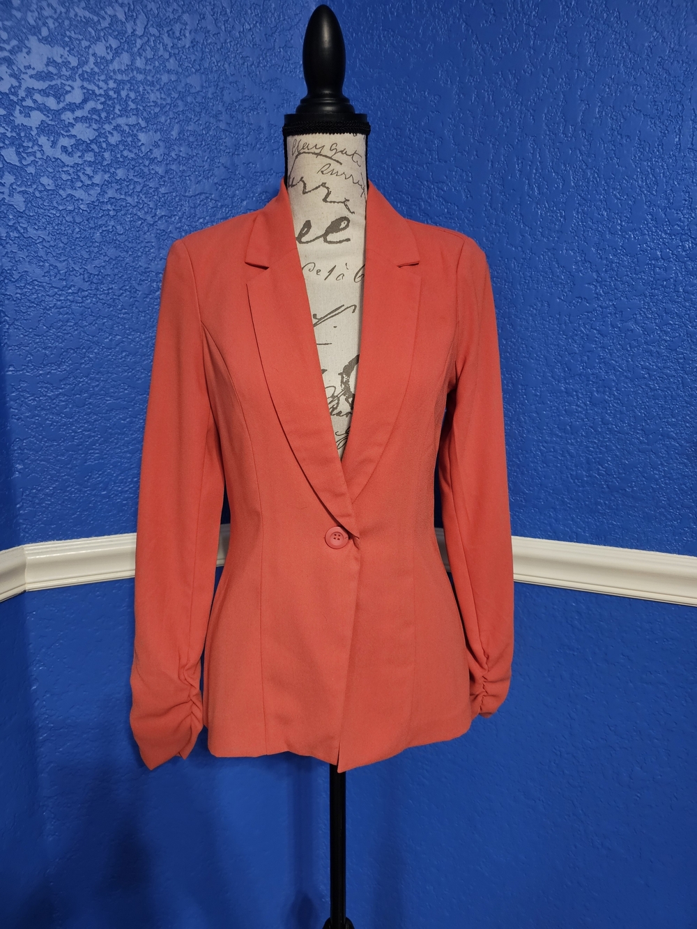 JustFab Women's Coral Single-Button Blazer